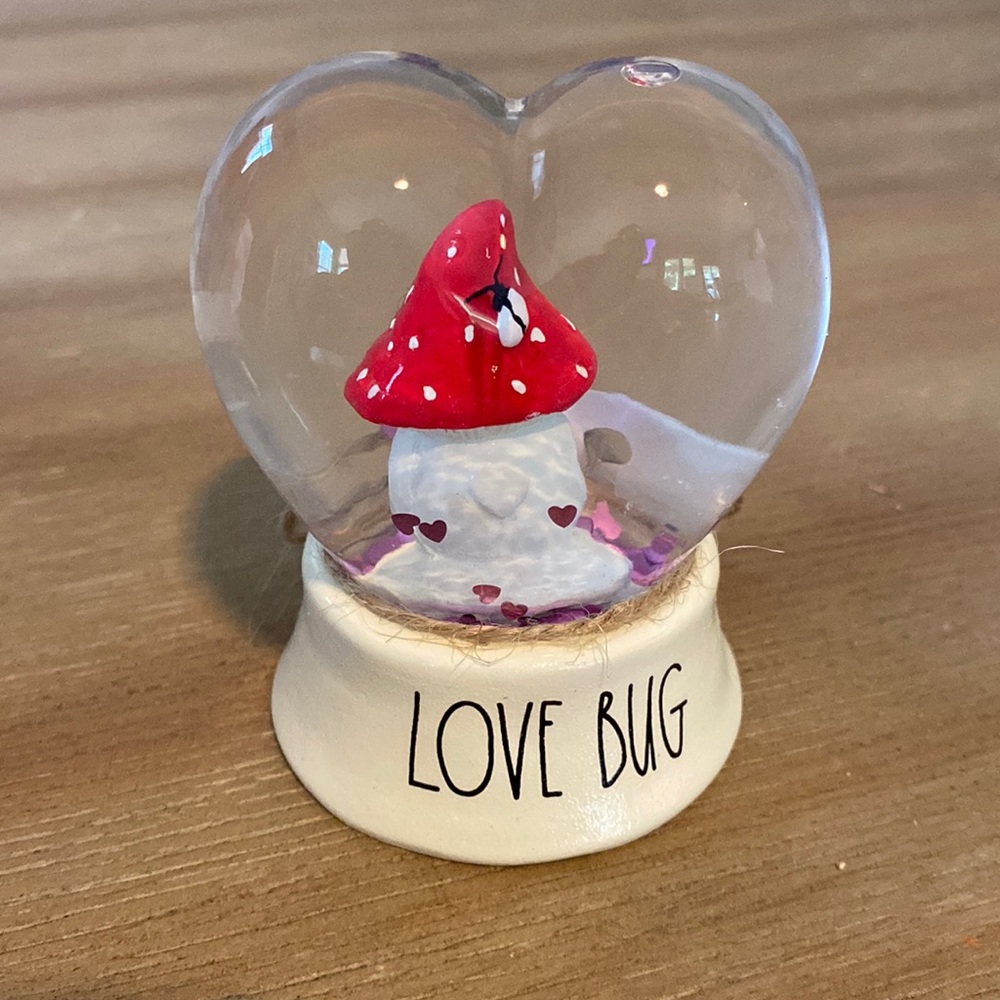 Rae Dunn “Love Bug” snow globe